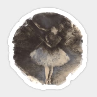 Degas Ballerina Sticker